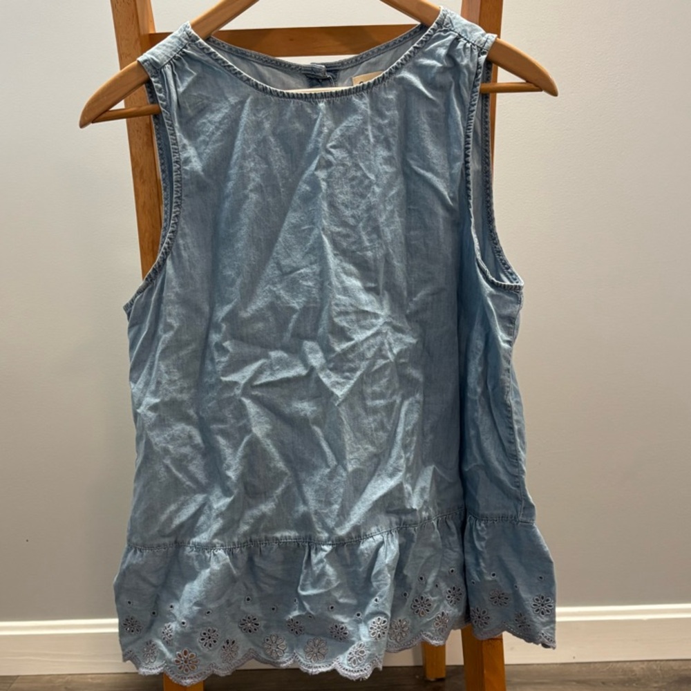 Gap Chambray Tank Top